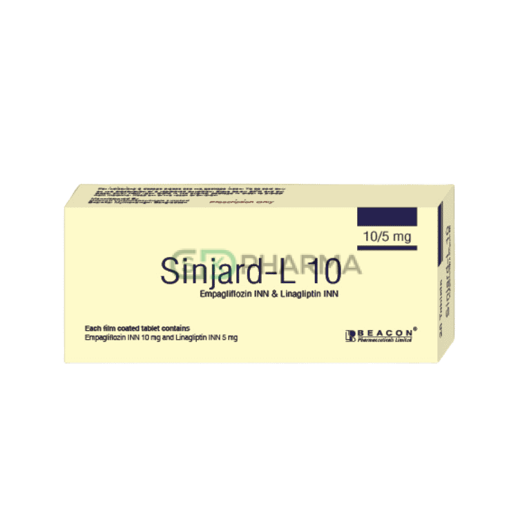 Sinjard-L Tablet 10 mg+5 mg (Empagliflozin + Linagliptin)