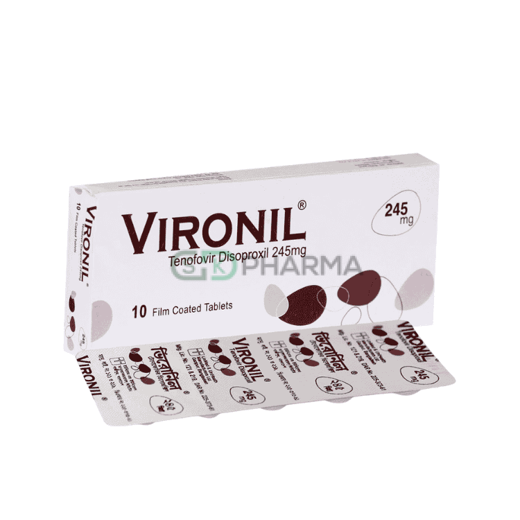 Vironil Tablet 245 mg (Tenofovir Disoproxil)