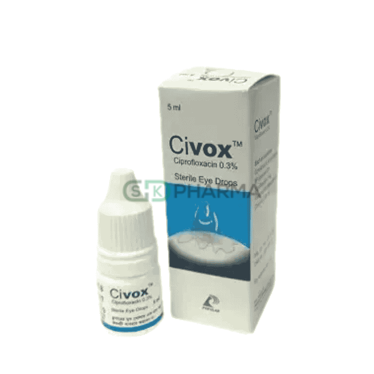 Civox Eye Drop 0.30% (Ciprofloxacin (Ophthalmic))