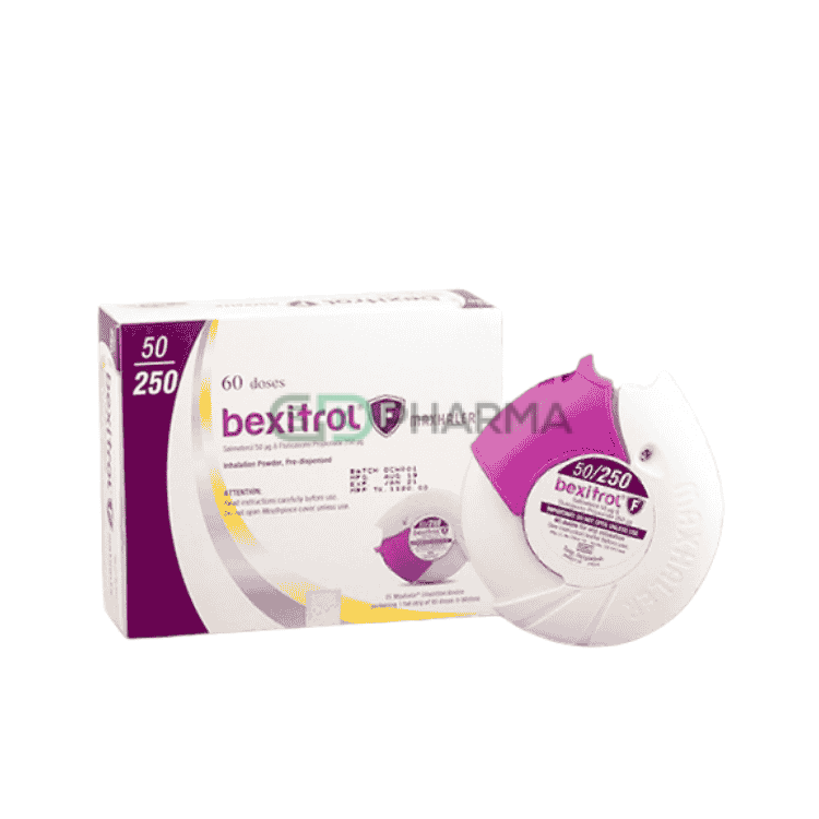 Bexitrol F MDPI 50 mcg+250 mcg (Salmeterol + Fluticasone Propionate)