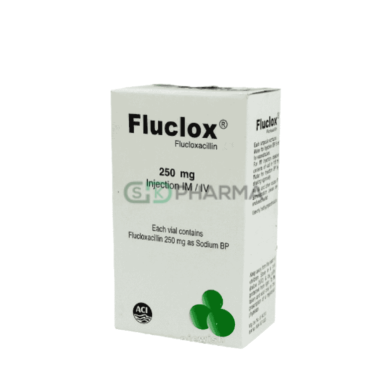 Fluclox Injection 250 mg/vial (Flucloxacillin Sodium)