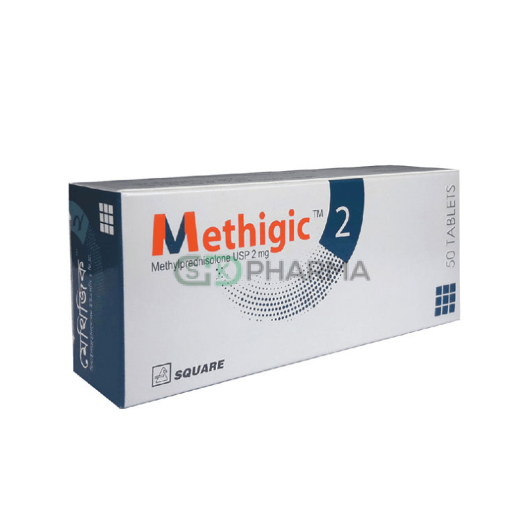 Methigic Tablet 2 mg (Methylprednisolone)