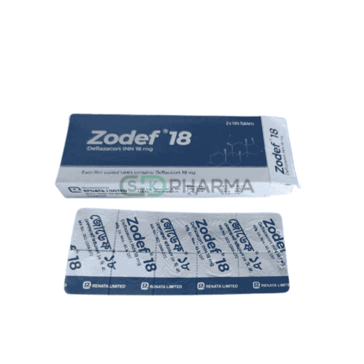 Zodef Tablet 18 mg (Deflazacort)