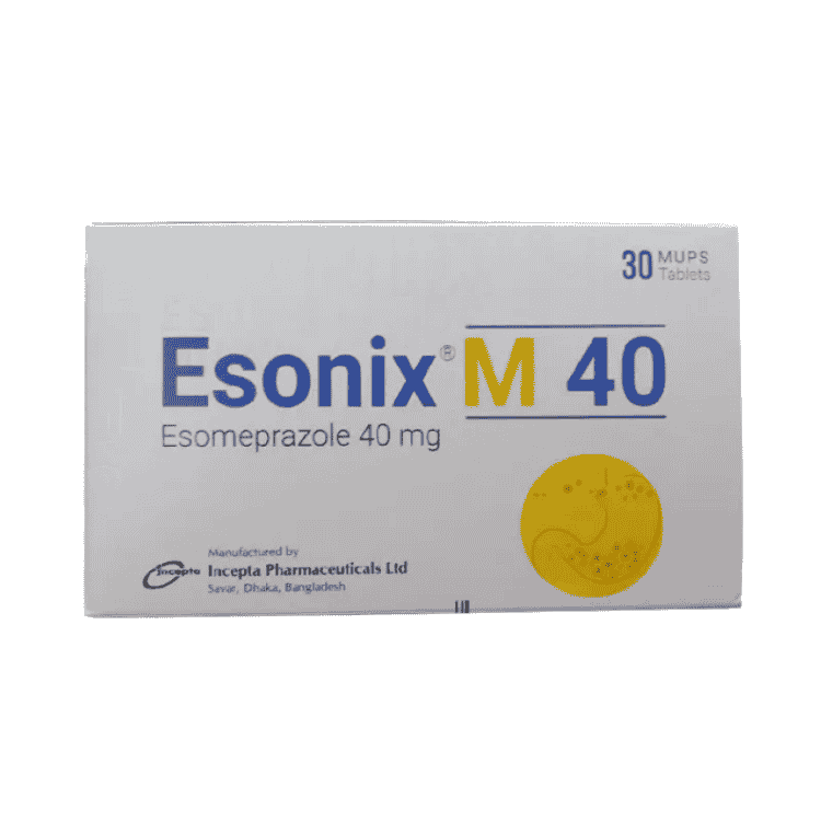 Esonix M Tablet 40 mg (Esomeprazole (MUPS preparation))