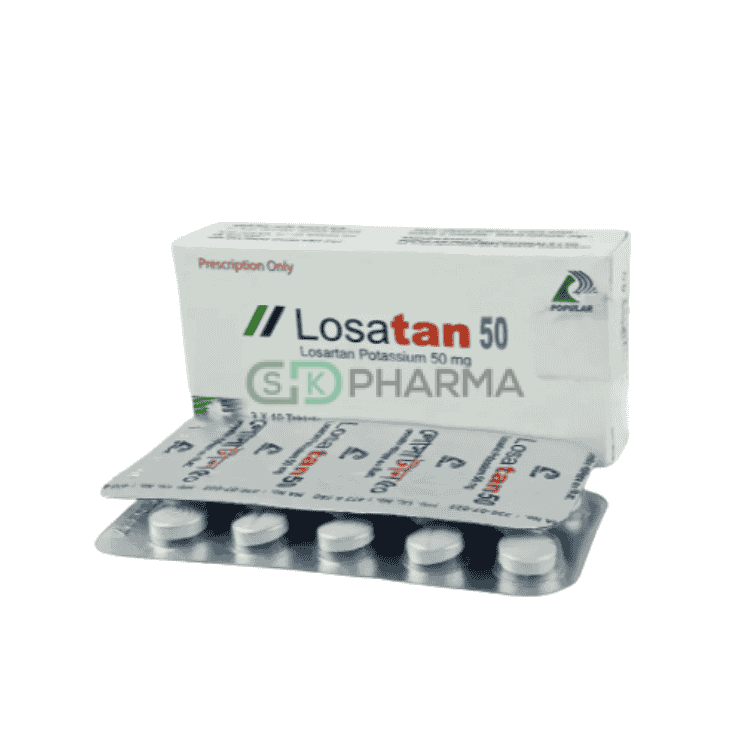 Losatan Tablet 50 mg (Losartan Potassium)