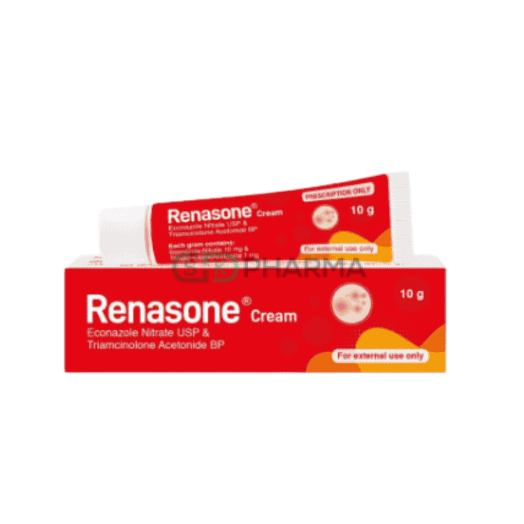 Renasone Cream 1%+0.1% (Econazole Nitrate + Triamcinolone Acetonide)