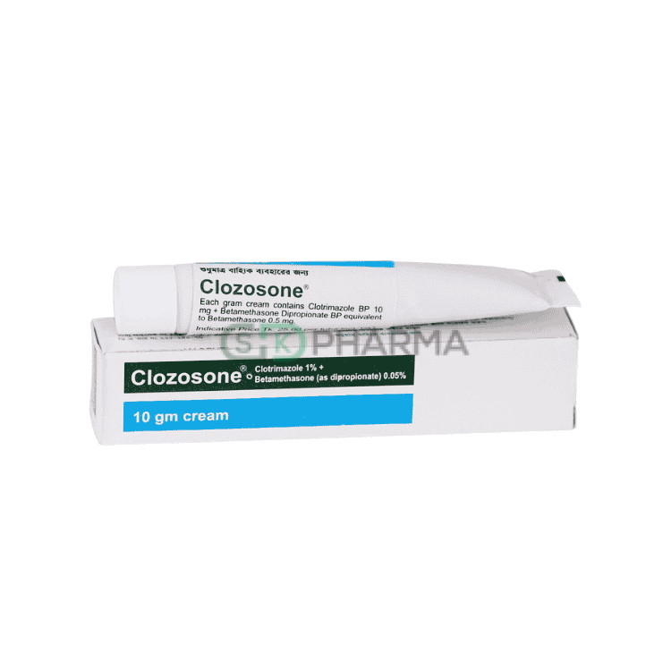 Clozosone Cream 0.05%+1% (Betamethasone + Clotrimazole)