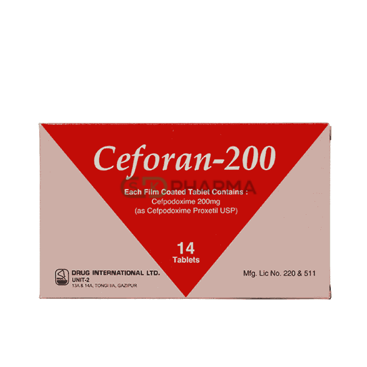 Ceforan Tablet 200 mg (Cefpodoxime Proxetil)