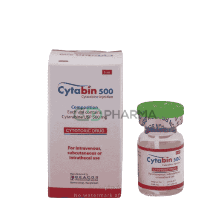 Cytabin Injection 500 mg/vial (Cytarabine)