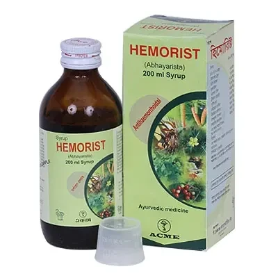Hemorist Syrup 200 ml bottle, Abhayarista