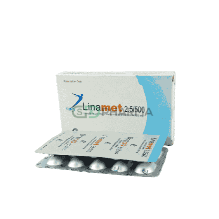 Linamet Tablet 2.5 mg+500 mg (Linagliptin + Metformin Hydrochloride)