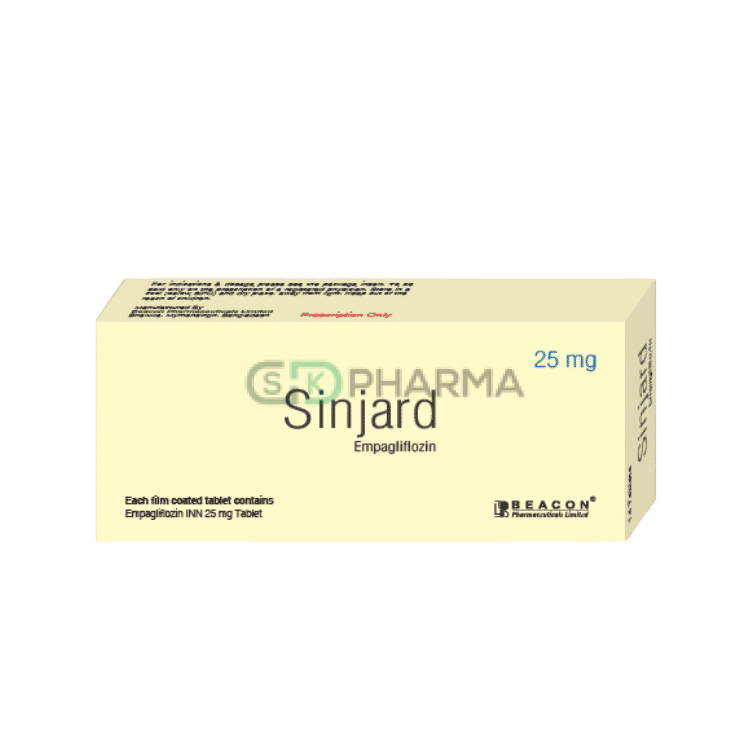 Sinjard Tablet 25 mg (Empagliflozin)