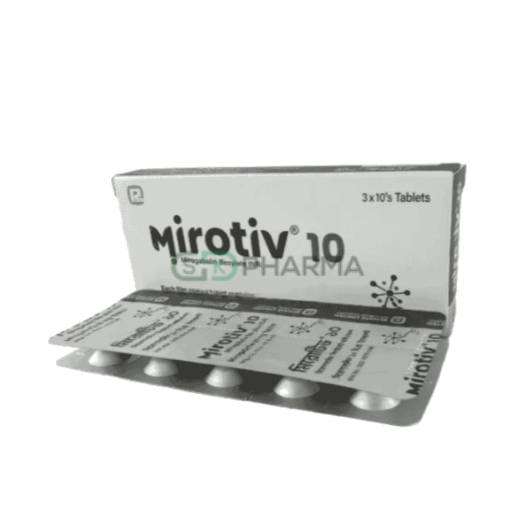 Mirotiv Tablet 10 mg (Mirogabalin Besylate)