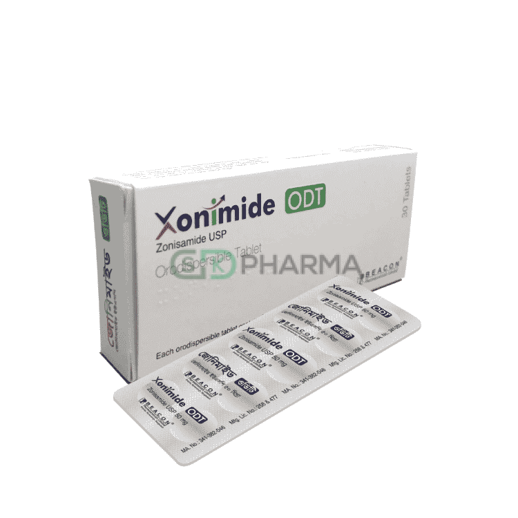 Xonimide ODT Tablet 50 mg (Zonisamide)