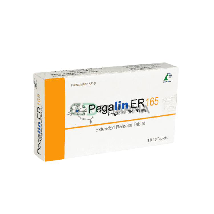 Pegalin ER Tablet 165 mg (Pregabalin)