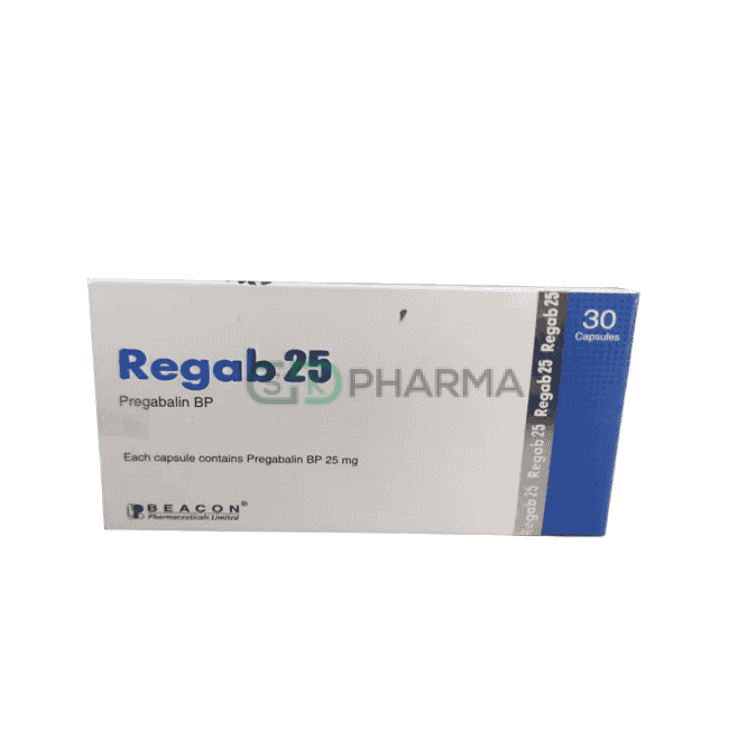 Regab Capsule 25 mg (Pregabalin)