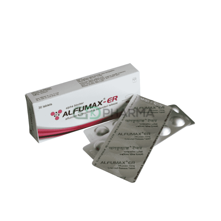 Alfumax ER Tablet (Extended Release) 10 mg (Alfuzosin Hydrochloride)