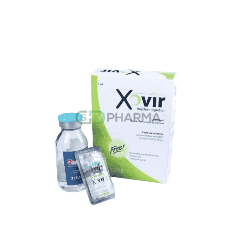 Xovir Injection 250 mg/vial (Acyclovir (Injection))