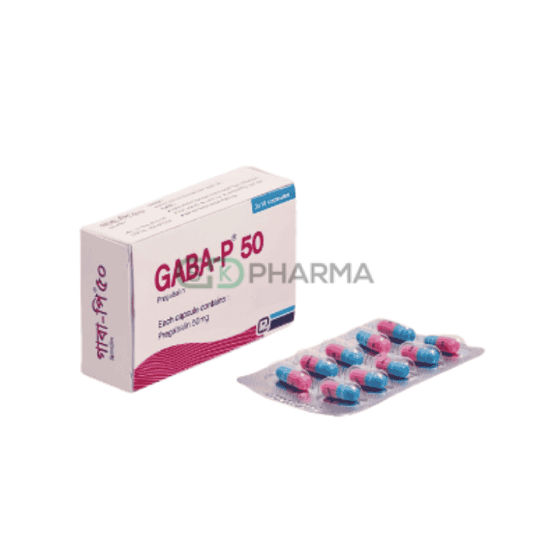 GABA-P Capsule 50 mg (Pregabalin)