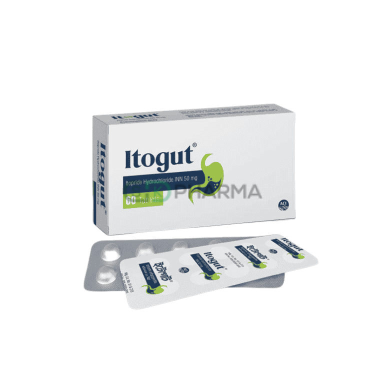 Itogut Tablet 50 mg (Itopride Hydrochloride)