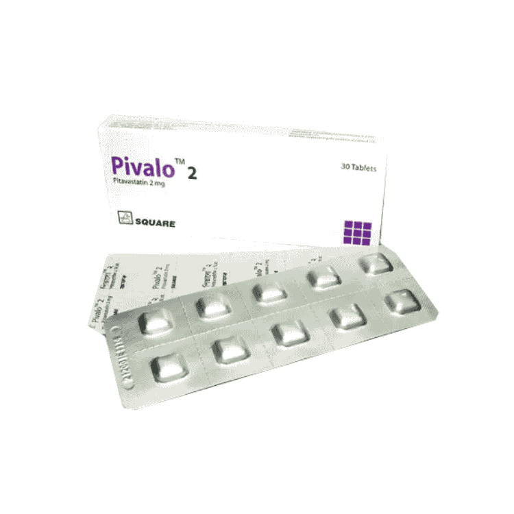 Pivalo Tablet 2 mg (Pitavastatin Calcium)