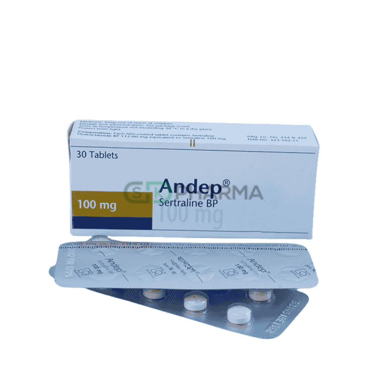 Andep Tablet 100 mg (Sertraline Hydrochloride)