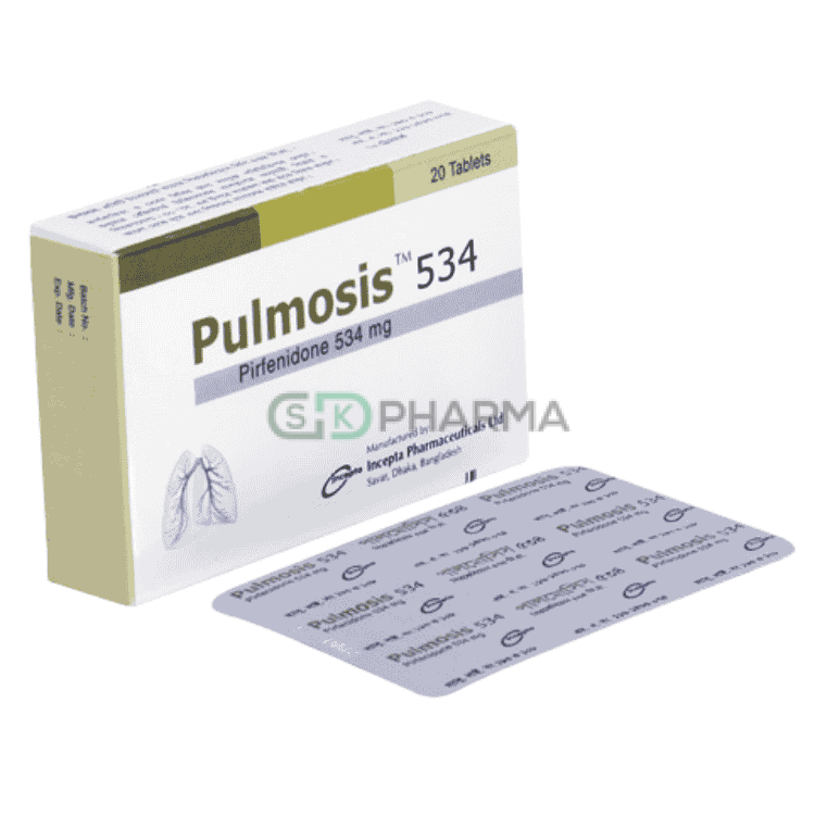 Pulmosis Tablet 534 mg (Pirfenidone)