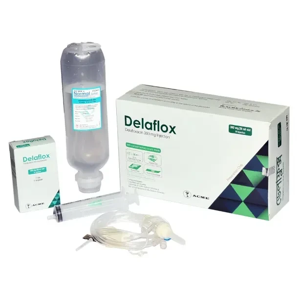 Delaflox IV Infusion 300 ml vial, Delafloxacin 300 mg/vial