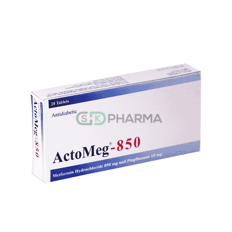 ActoMeg Tablet 15 mg+850 mg (Pioglitazone + Metformin Hydrochloride)