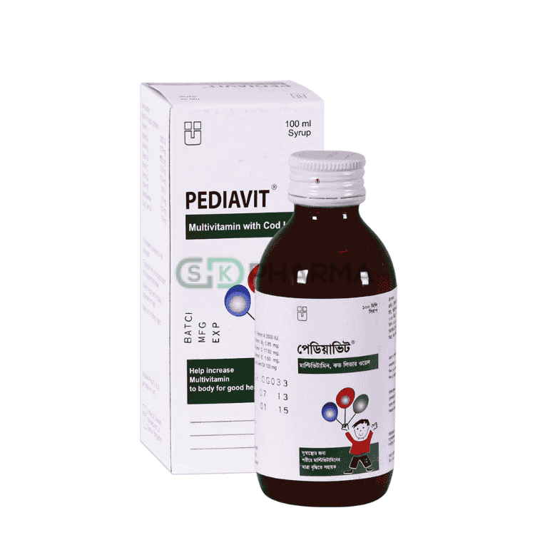 Pediavit Syrup (Multivitamin + Cod Liver Oil)