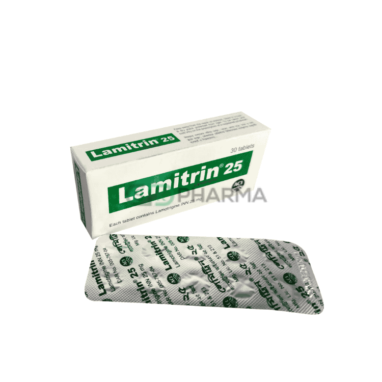 Lamitrin Tablet 25 mg (Lamotrigine)
