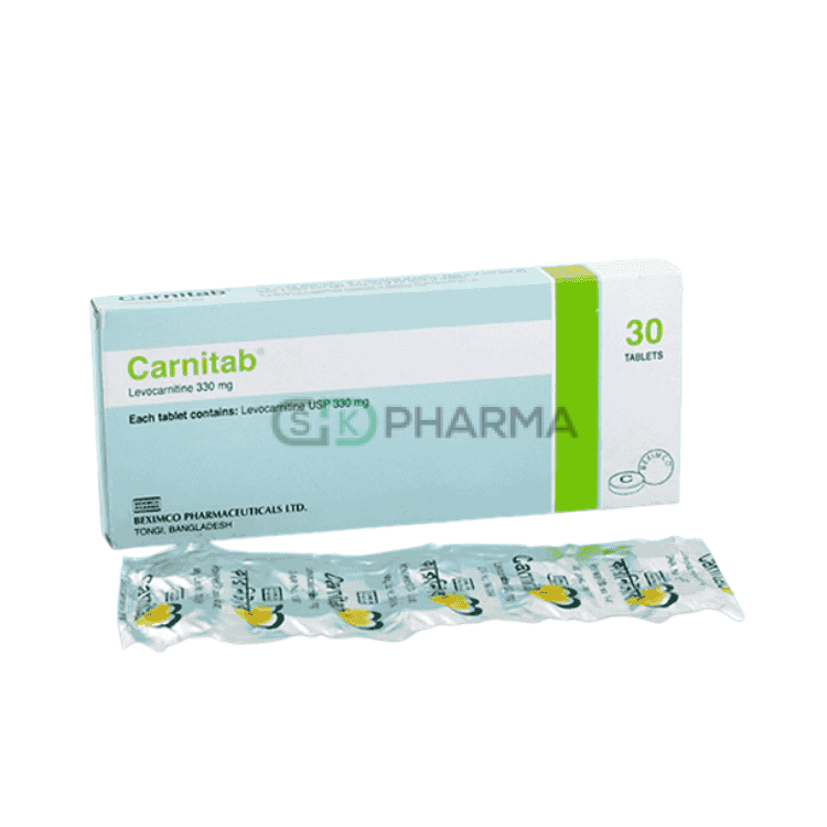 Carnitab Tablet 330 mg (Levocarnitine)