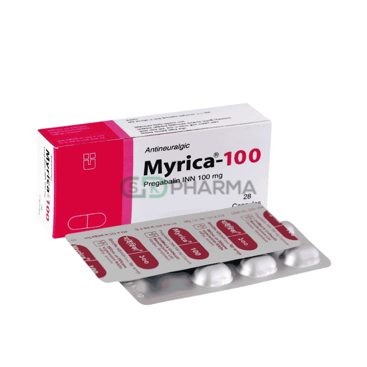 Myrica Capsule 100 mg (Pregabalin)
