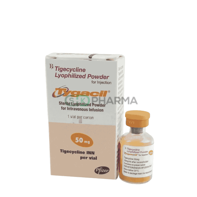 Tygacil Injection 50 mg/vial (Tigecycline)
