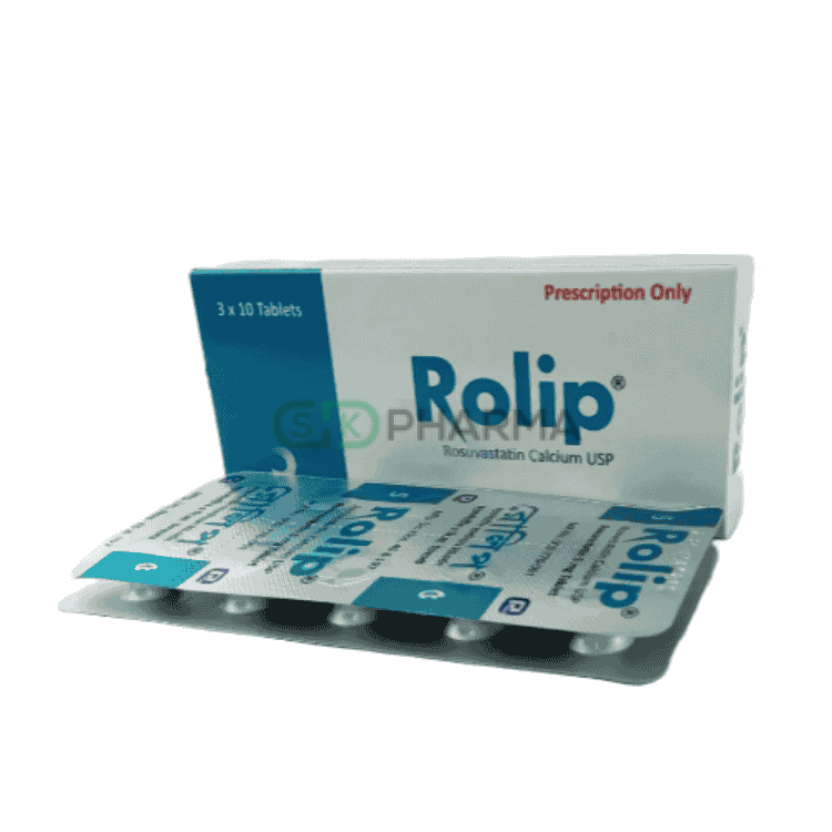 Rolip Tablet 5 mg (Rosuvastatin Calcium)