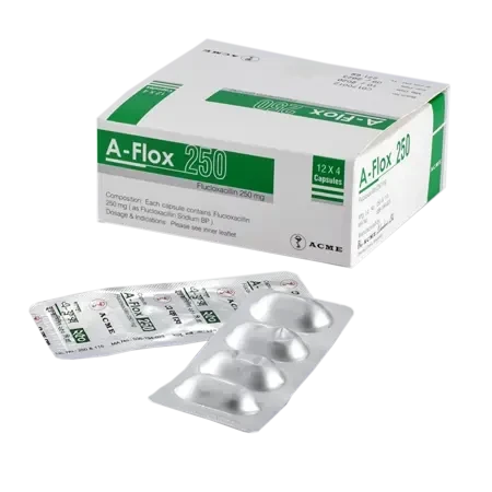 A-Flox Capsule, Flucloxacillin Sodium 250 mg