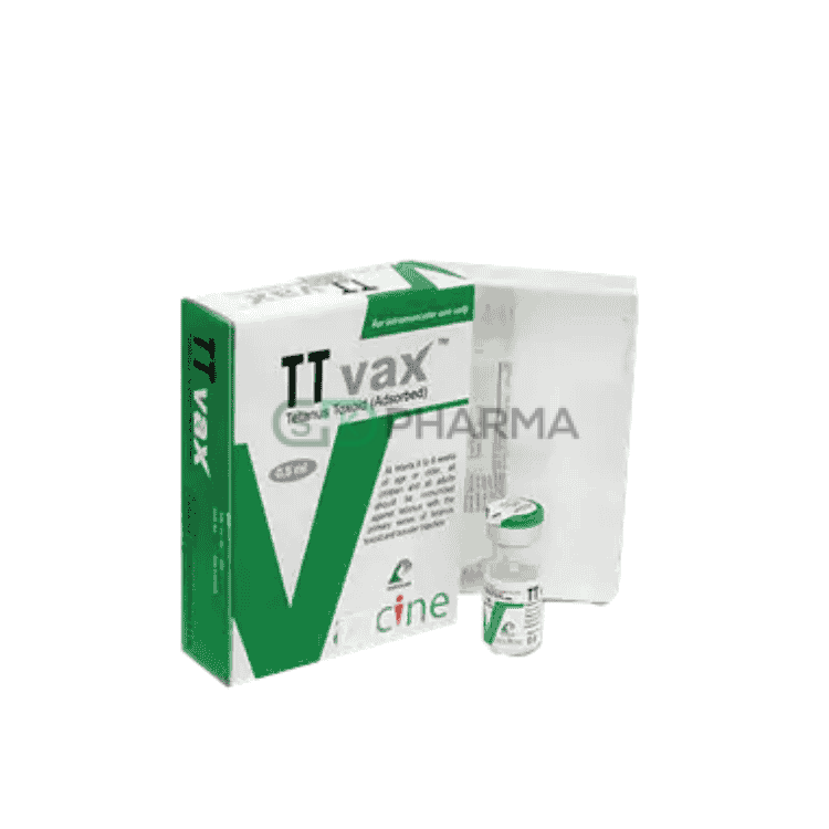 TTvax Injection 40 IU/0.5 ml (Adsorbed tetanus vaccine)