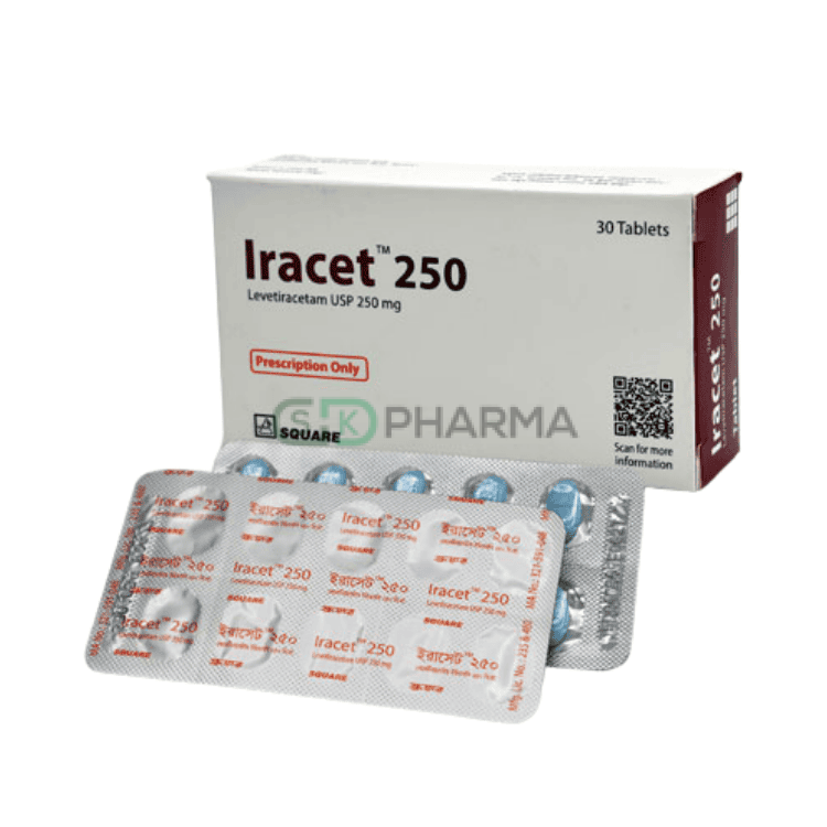 Iracet Tablet 250 mg (Levetiracetam)