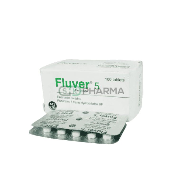 Fluver Tablet 5 mg (Flunarizine)