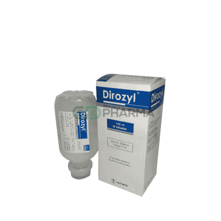 Dirozyl Injection 500 mg/100 ml (Metronidazole)