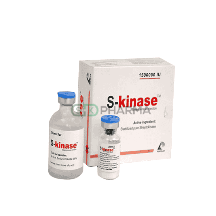 S-Kinase Injection 1.5 million unit/vial (Streptokinase)