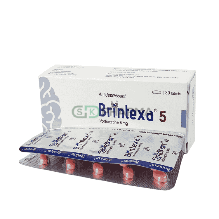 Brintexa Tablet 5 mg (Vortioxetine Hydrobromide)