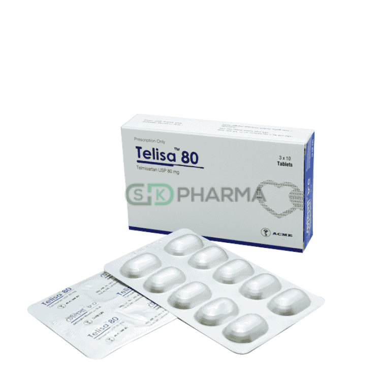 Telisa Tablet 80 mg (Telmisartan)