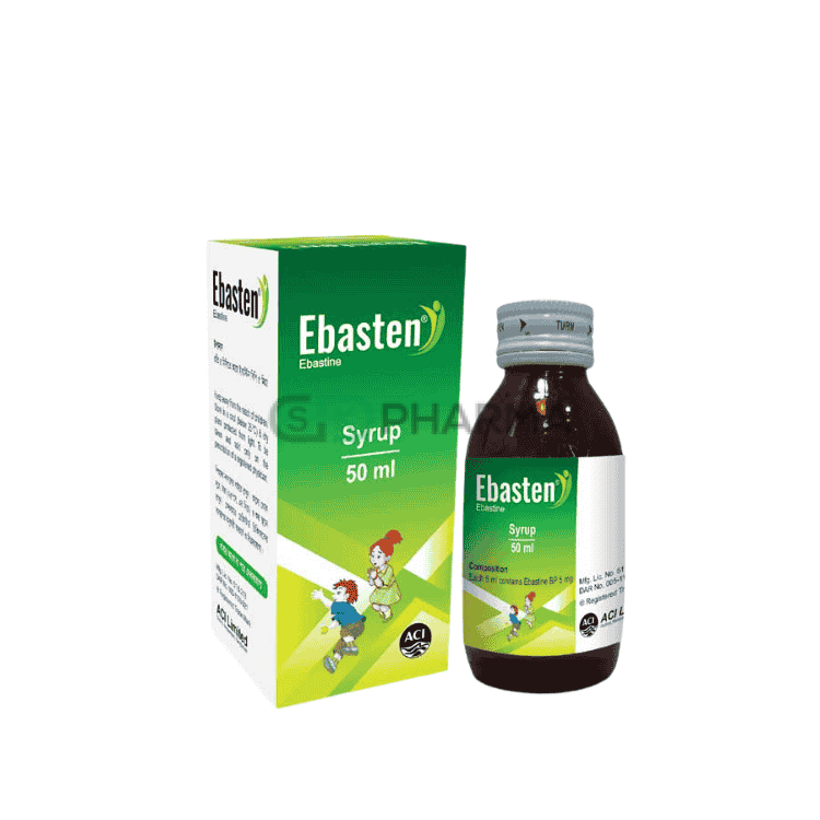 Ebasten Syrup 5 mg/5 ml (Ebastine)