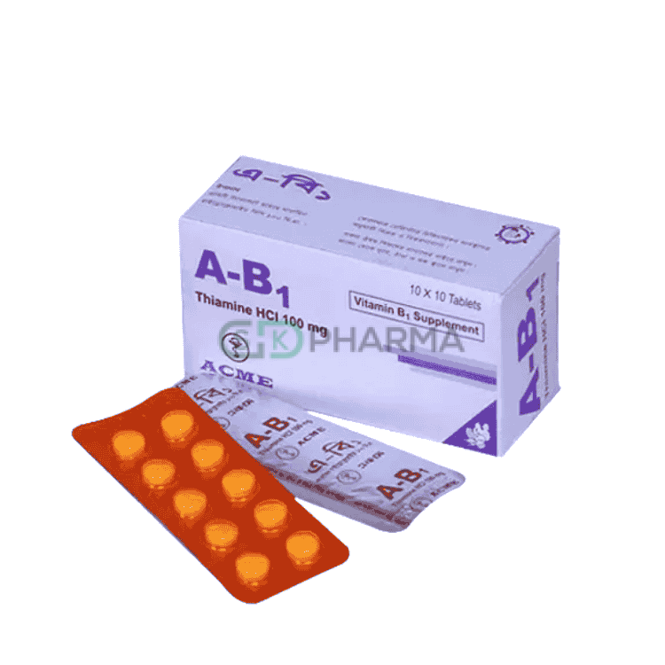 A-B1 Tablet 100 mg (Thiamine Hydrochloride)