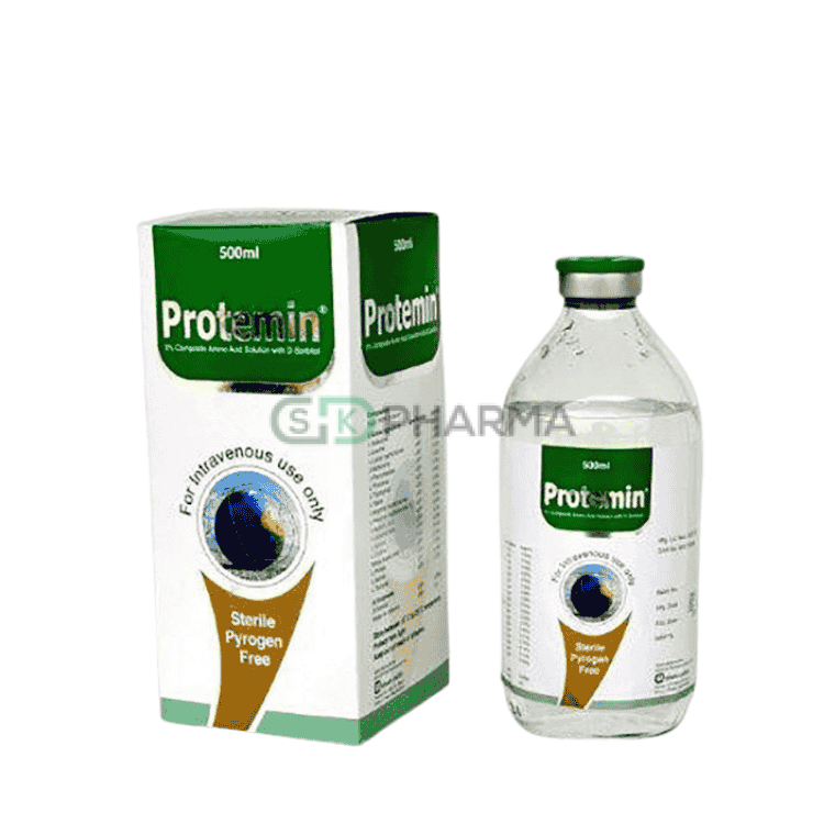 Protemin Injection 5% (Amino Acid, D-Sorbitol & Electrolytes)