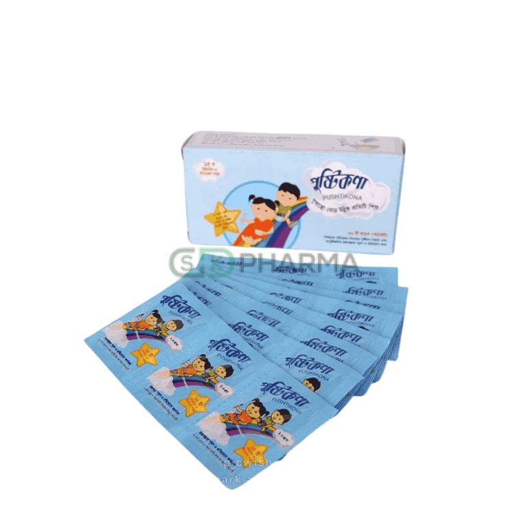 Pushtikona Powder 1 gm/sachet (Multivitamin & Multimineral [A-Z for infant & children])
