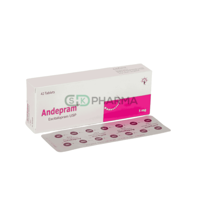 Andepram Tablet 5 mg (Escitalopram Oxalate)
