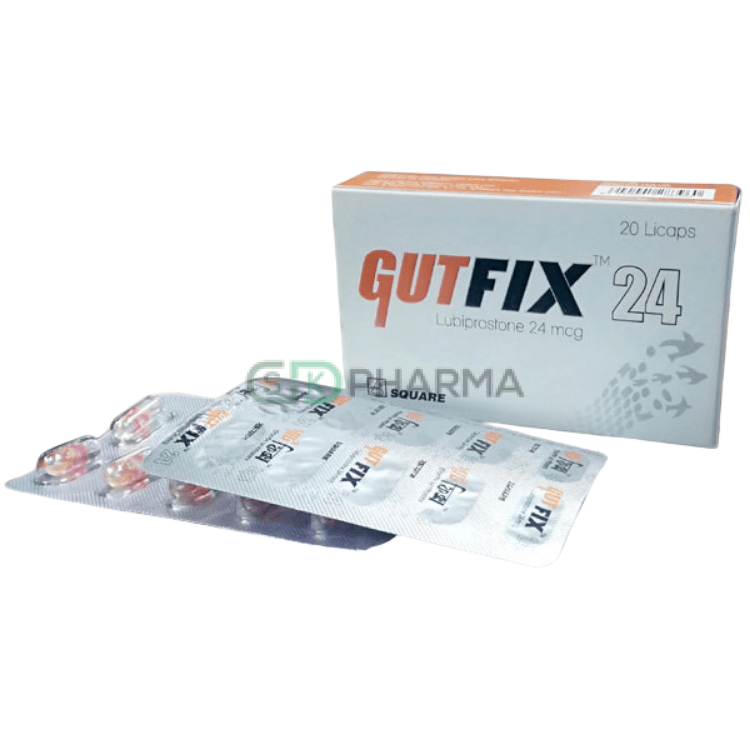 Gutfix Capsule 24 mcg (Lubiprostone)