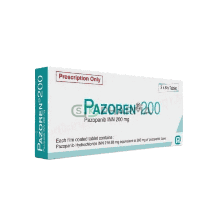 Pazoren Tablet 200 mg (Pazopanib Hydrochloride)
